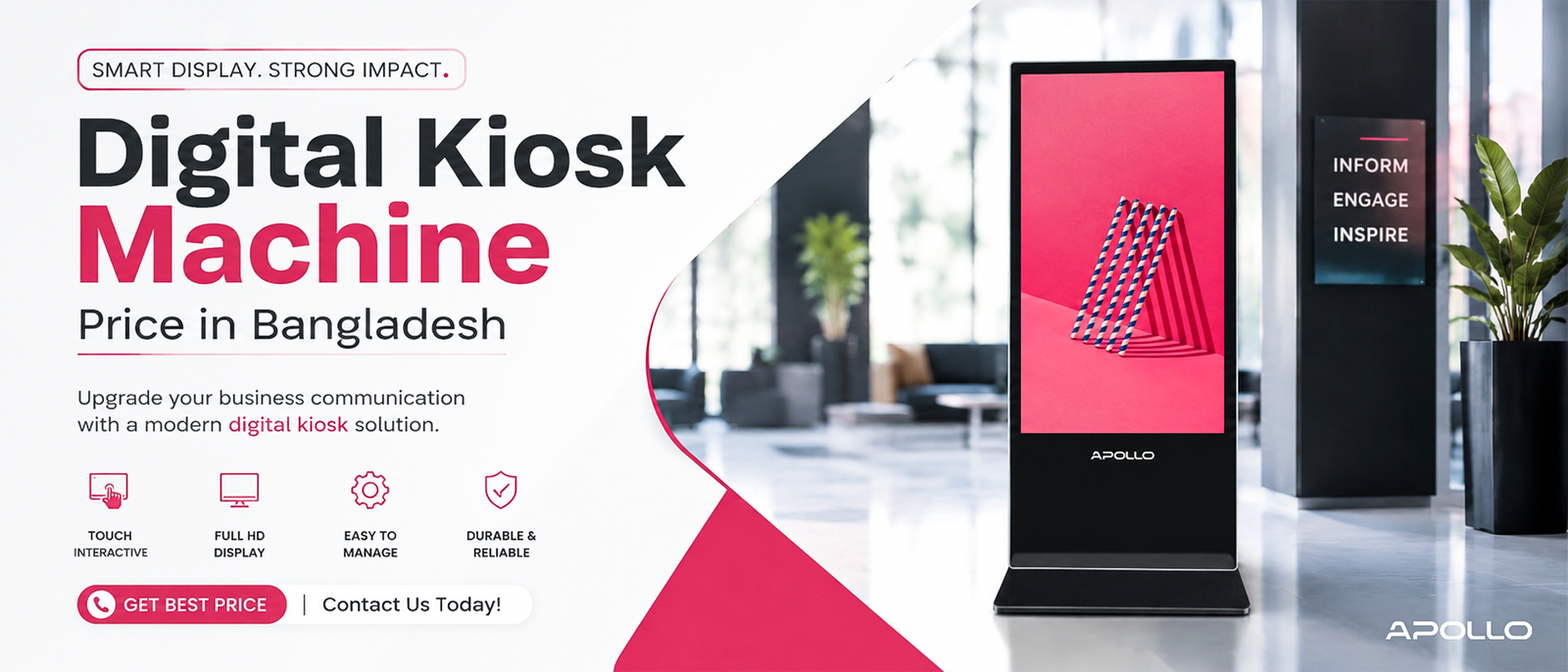Digital Kiosk Machine Price: What Corporate Buyers Should Actually Expect to Pay | Apollo